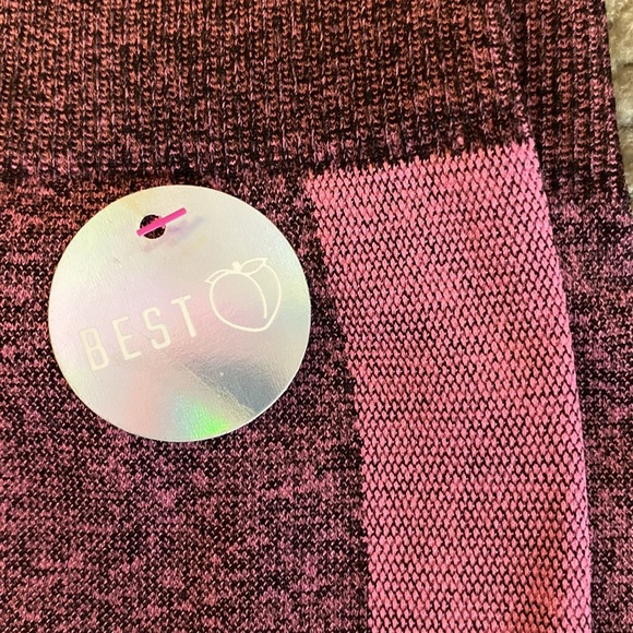 PINK Seamless high waist full length workout tights - Picture 2 of 4